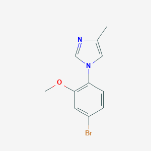 1-(4-Bromo-2-methoxyphenyl)-4-methyl-1H-imidazoleͼƬ