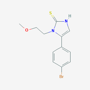 5-(4-Bromophenyl)-1-(2-methoxyethyl)-1H-imidazole-2-thiolͼƬ