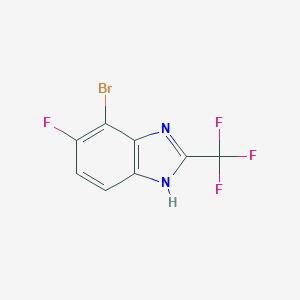 4-Bromo-5-fluoro-2-(trifluoromethyl)-1H-benzimidazoleͼƬ