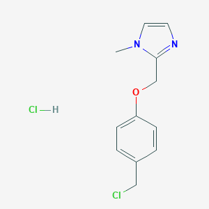 2-[4-(Chloromethyl)phenoxymethyl]-1-methyl-1H-imidazole HydrochlorideͼƬ