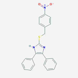 2-[(4-Nitrobenzyl)sulfanyl]-4,5-diphenyl-1H-imidazoleͼƬ