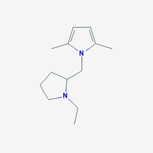 1-[(1-Ethylpyrrolidin-2-yl)methyl]-2,5-dimethyl-1H-pyrroleͼƬ