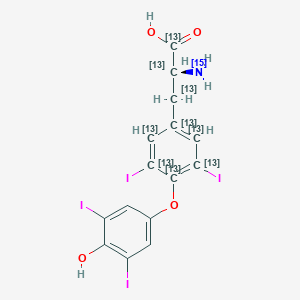 Thyroxine Carboxy,,,1,2,3,4,5,6-13C9,15NͼƬ