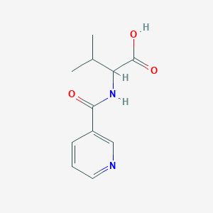 3-methyl-2-(pyridin-3-ylformamido)butanoic AcidͼƬ