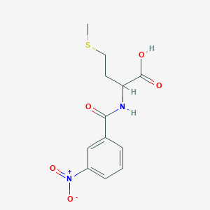 4-(Methylsulfanyl)-2-[(3-nitrophenyl)formamido]butanoic AcidͼƬ