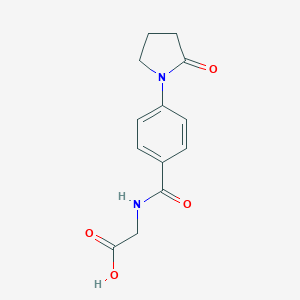 2-{[4-(2-Oxopyrrolidin-1-yl)phenyl]formamido}acetic AcidͼƬ