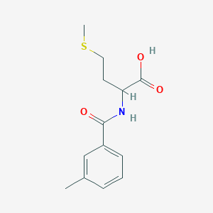 2-[(3-Methylphenyl)formamido]-4-(methylsulfanyl)butanoic AcidͼƬ