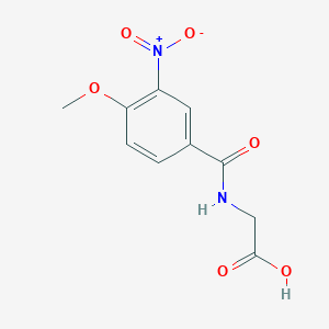 2-[(4-Methoxy-3-nitrophenyl)formamido]acetic AcidͼƬ