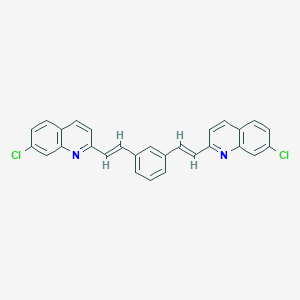 7-Chloro-2-[(E)-2-[3-[(E)-2-(7-chloroquinolin-2-yl)ethenyl]phenyl]ethenyl]quinolineͼƬ