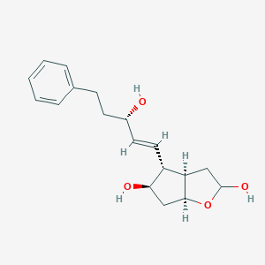 (3aR,4R,5R,6aS)-4-((S,E)-3-Hydroxy-5-phenylpent-1-enyl)hexahydro-2H-cyclopenta[b]furan-2,5-diol(Bimatoprost Impurity)ͼƬ