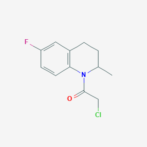 1-(chloroacetyl)-6-fluoro-2-methyl-1,2,3,4-tetrahydroquinolineͼƬ