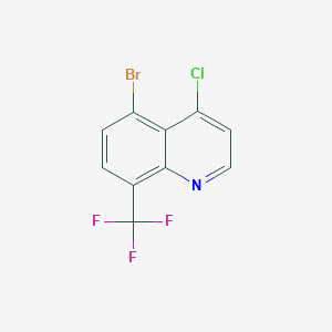 5-Bromo-4-chloro-8-(trifluoromethyl)quinolineͼƬ