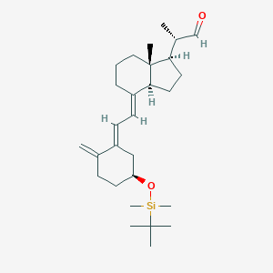 (S)-2-((1R,3aS,7aR,E)-4-((E)-2-((S)-5-((tert-butyldimethylsilyl)oxy)-2-methylenecyclohexylidene)ethylidene)-7a-methyloctahydro-1H-inden-1-yl)propanalͼƬ