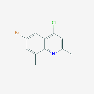 6-Bromo-4-chloro-2,8-dimethylquinolineͼƬ