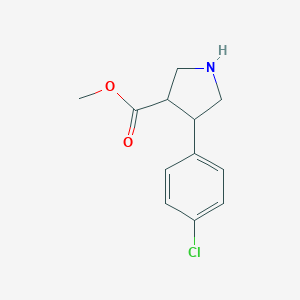 Trans-Methyl 4-(4-Chlorophenyl)Pyrrolidine-3-CarboxylateͼƬ