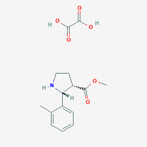 methyl(2R,3S)-2-(2-methylphenyl)pyrrolidine-3-carboxylate oxalateͼƬ