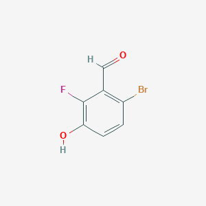 6-Bromo-2-fluoro-3-hydroxybenzaldehydeͼƬ