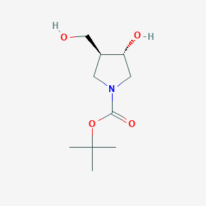 (3S,4S)-tert-Butyl 3-hydroxy-4-(hydroxymethyl)pyrrolidine-1-carboxylateͼƬ