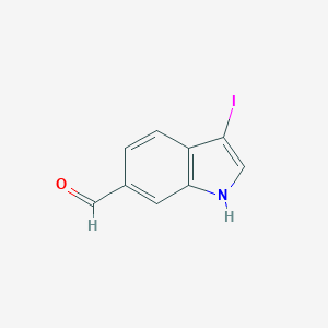 3-Iodo-1H-indole-6-carbaldehydeͼƬ