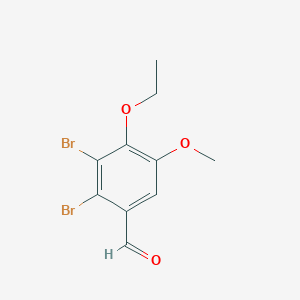 2,3-dibromo-4-ethoxy-5-methoxybenzaldehydeͼƬ