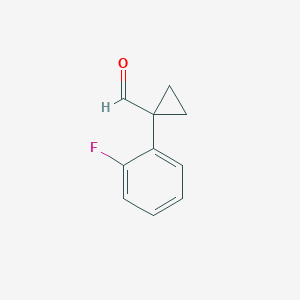 1-(2-Fluorophenyl)cyclopropanecarbaldehydeͼƬ