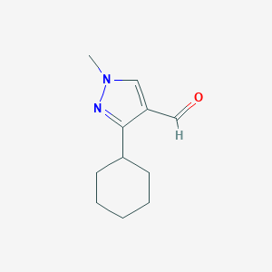 3-Cyclohexyl-1-methyl-1H-pyrazole-4-carbaldehydeͼƬ