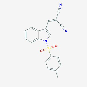 2-({1-[(4-Methylphenyl)sulfonyl]-1H-indol-3-yl}methylene)malononitrileͼƬ