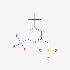 {[3,5-BIS(TRIFLUOROMETHYL)PHENYL]METHYL}SULFONYL CHLORIDEͼƬ