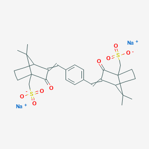 Sodium((1,?4-?phenylenebis(methany?lylidene)?)?bis(7,?7-?dimethyl-?2-?oxobicyclo[2,2,1]?heptan-?1-?yl-?3-?ylidene)?)?dimethanesulfonateͼƬ