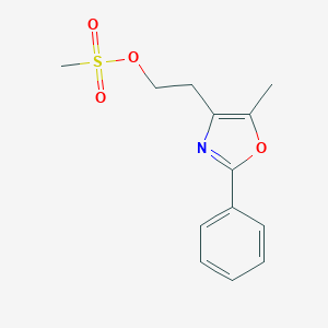 4-Oxazoleethanol,5-methyl-2-phenyl-,4-methanesulfonateͼƬ