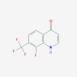 8-Fluoro-7-(trifluoromethyl)quinolin-4-olͼƬ