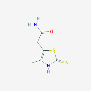 2-(4-methyl-2-sulfanyl-1,3-thiazol-5-yl)acetamideͼƬ