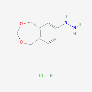 1,5-Dihydro-2,4-benzodioxepin-7-ylhydrazinehydrochlorideͼƬ