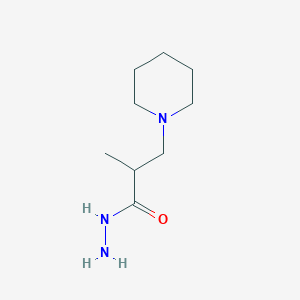 2-methyl-3-piperidin-1-ylpropanohydrazide图片