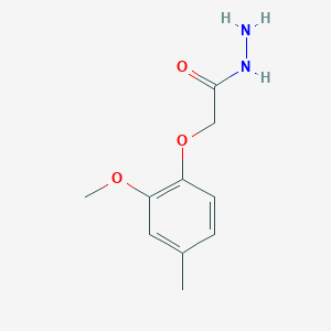 2-(2-methoxy-4-methylphenoxy)acetohydrazide图片