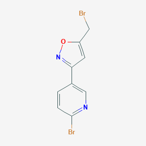 5-(Bromomethyl)-3-(6-bromopyridin-3-yl)isoxazoleͼƬ