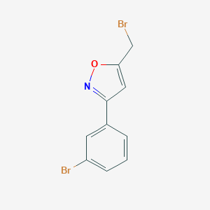 5-Bromomethyl-3-(3-bromophenyl)-isoxazoleͼƬ