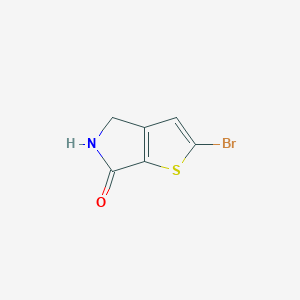 2-BROMO-4,5-DIHYDRO-6H-THIENO[2,3-C]PYRROL-6-ONEͼƬ