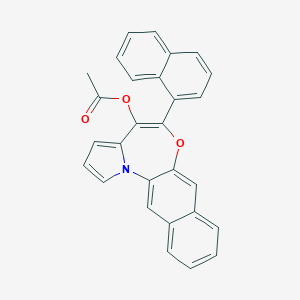 5-(naphthalen-1-yl)naphtho[2,3-b]pyrrolo[1,2-d][1,4]oxazepin-4-yl acetateͼƬ