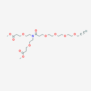 methyl 17-(2-(3-methoxy-3-oxopropoxy)ethyl)-16-oxo-4,7,10,13,20-pentaoxa-17-azatricos-1-yn-23-oateͼƬ