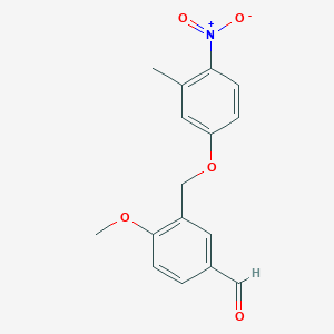 4-Methoxy-3-(3-methyl-4-nitro-phenoxymethyl)-benzaldehydeͼƬ