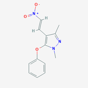 1,3-dimethyl-4-[(E)-2-nitroethenyl]-5-phenoxy-1H-pyrazoleͼƬ