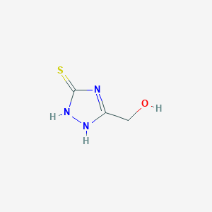 5-(hydroxymethyl)-2,3-dihydro-1H-1,2,4-triazole-3-thioneͼƬ