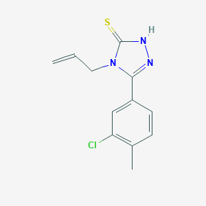 4-allyl-5-(3-chloro-4-methylphenyl)-4H-1,2,4-triazole-3-thiolͼƬ