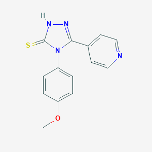 4-(4-Methoxyphenyl)-5-(pyridin-4-yl)-4H-1,2,4-triazole-3-thiol图片