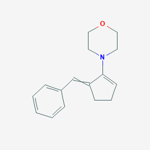 4-[5-(Phenylmethylidene)cyclopent-1-en-1-yl]morpholineͼƬ