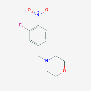 4-[(3-Fluoro-4-Nitrophenyl)Methyl]MorpholineͼƬ