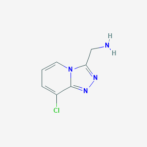 (8-Chloro-[1,2,4]triazolo[4,3-a]pyridin-3-yl)methanamineͼƬ