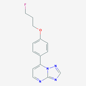 7-[4-(3-Fluoropropoxy)phenyl]-[1,2,4]triazolo[1,5-a]pyrimidineͼƬ