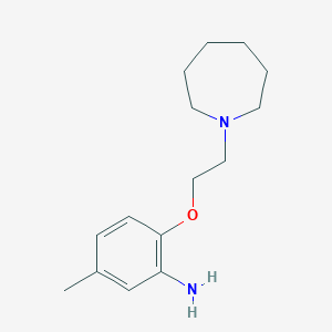 2-[2-(Azepan-1-yl)ethoxy]-5-methylanilineͼƬ